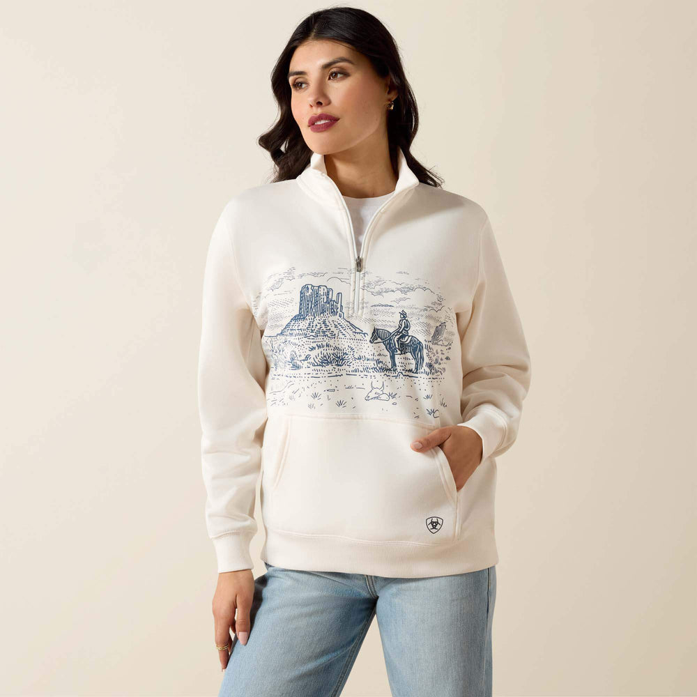 Women Traveler 1/2 Zip Sweatshirt | Ariat