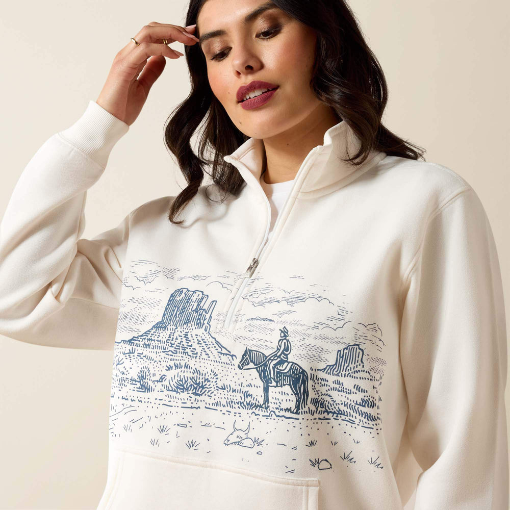 Women Traveler 1/2 Zip Sweatshirt | Ariat