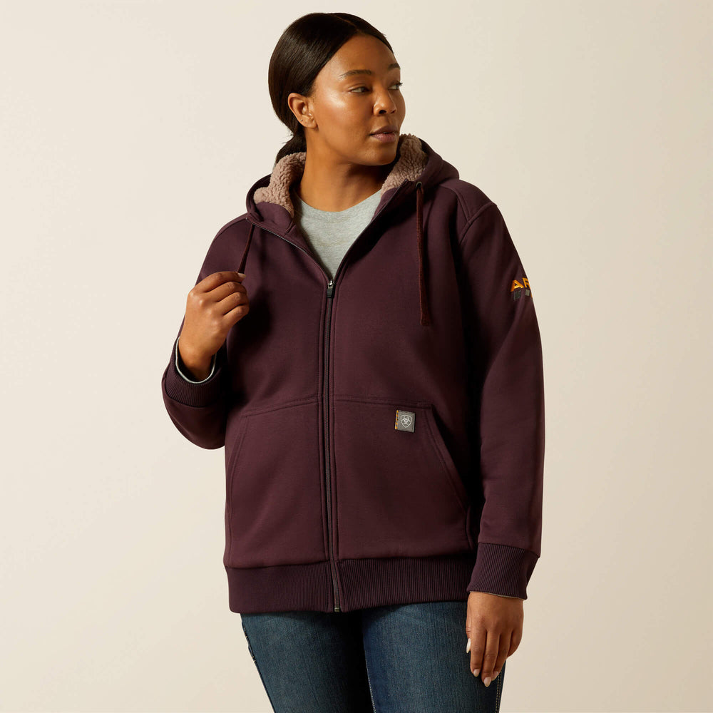 Women Rebar All-Weather Sherpa Full Zip Hoodie | Ariat near me