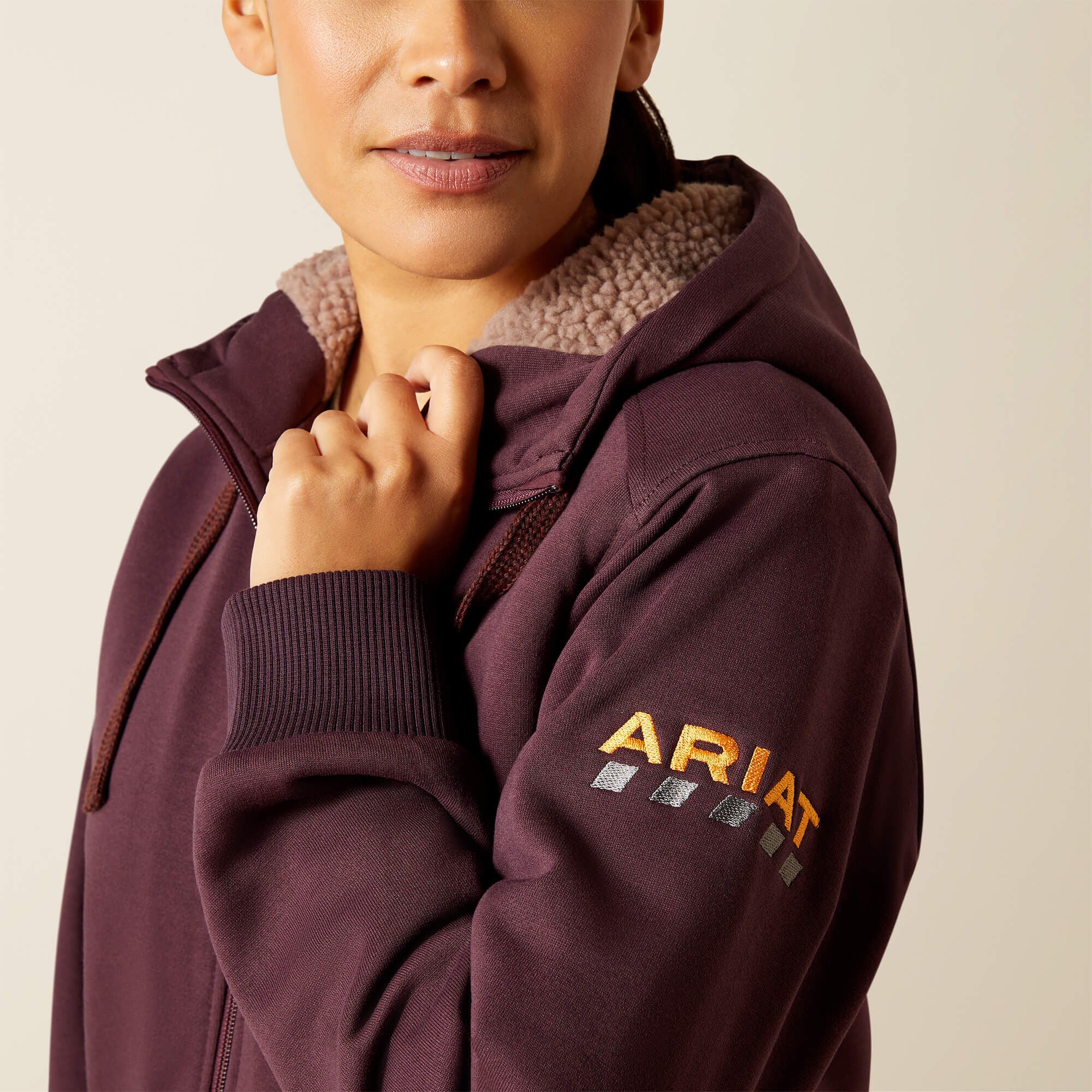 Women Rebar All-Weather Sherpa Full Zip Hoodie | Ariat near me