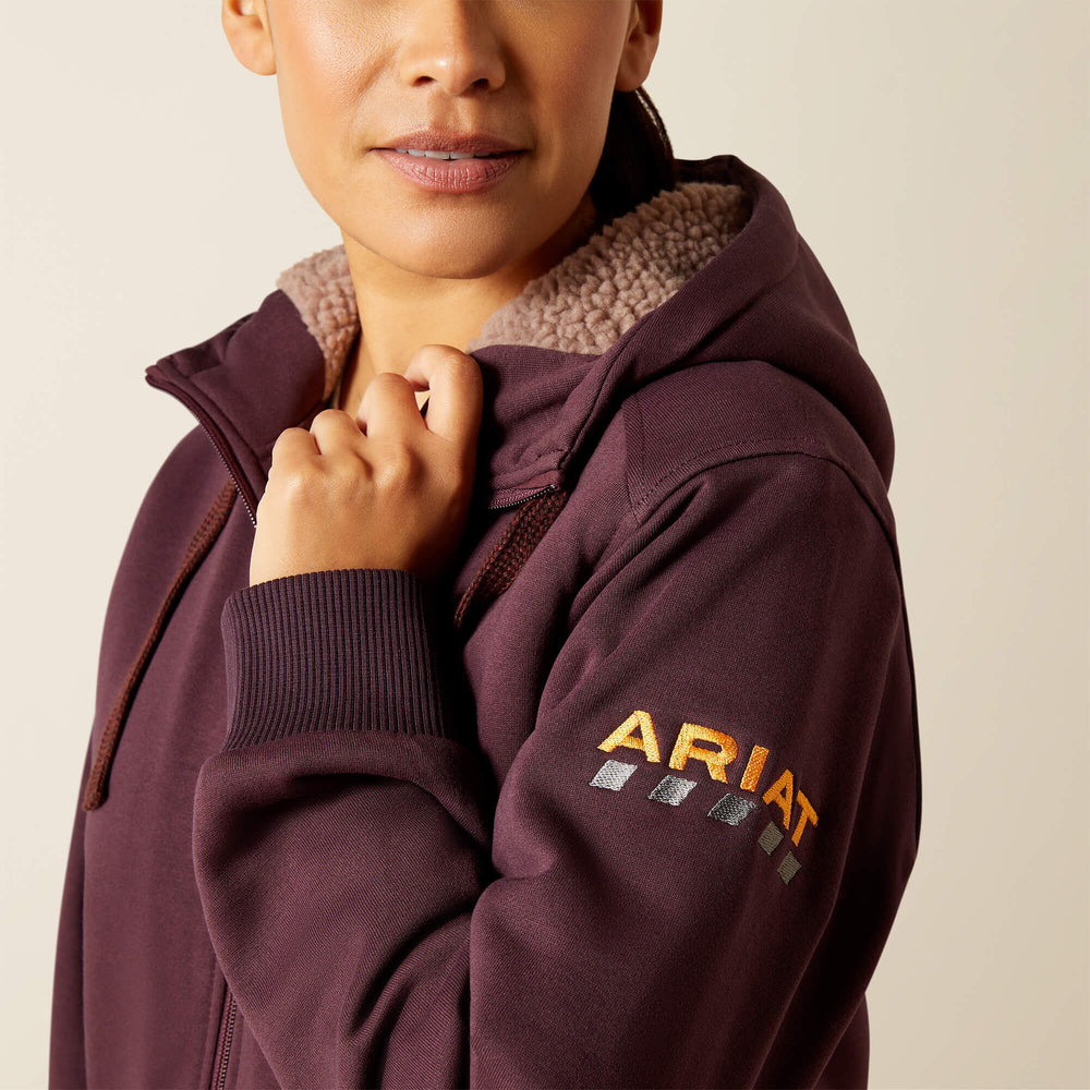 Women Rebar All-Weather Sherpa Full Zip Hoodie | Ariat near me