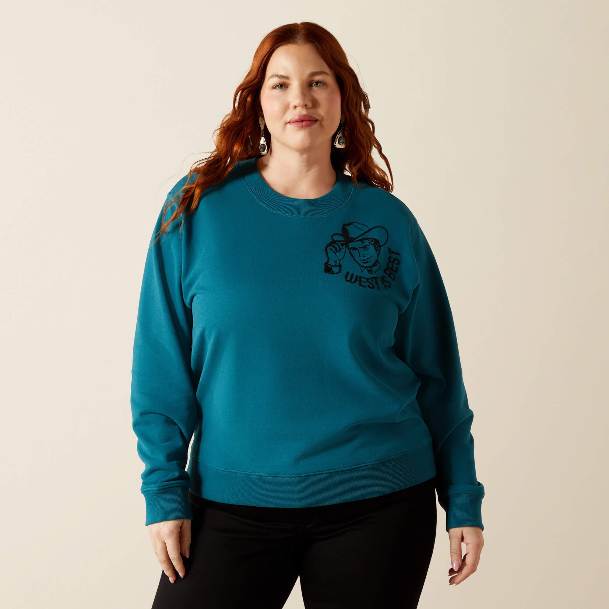 Women Essential Sendero West is Best Sweatshirt | Ariat on sale