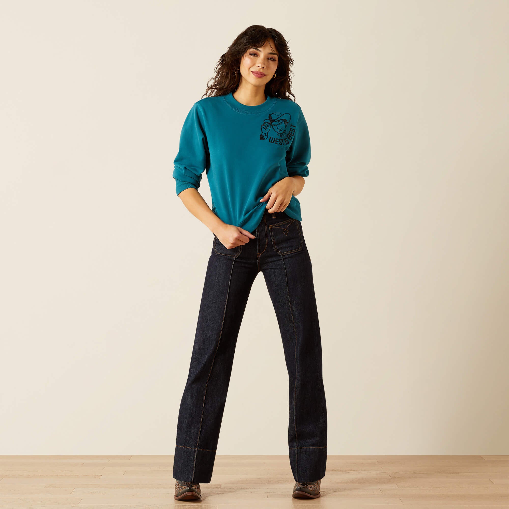 Women Essential Sendero West is Best Sweatshirt | Ariat on sale