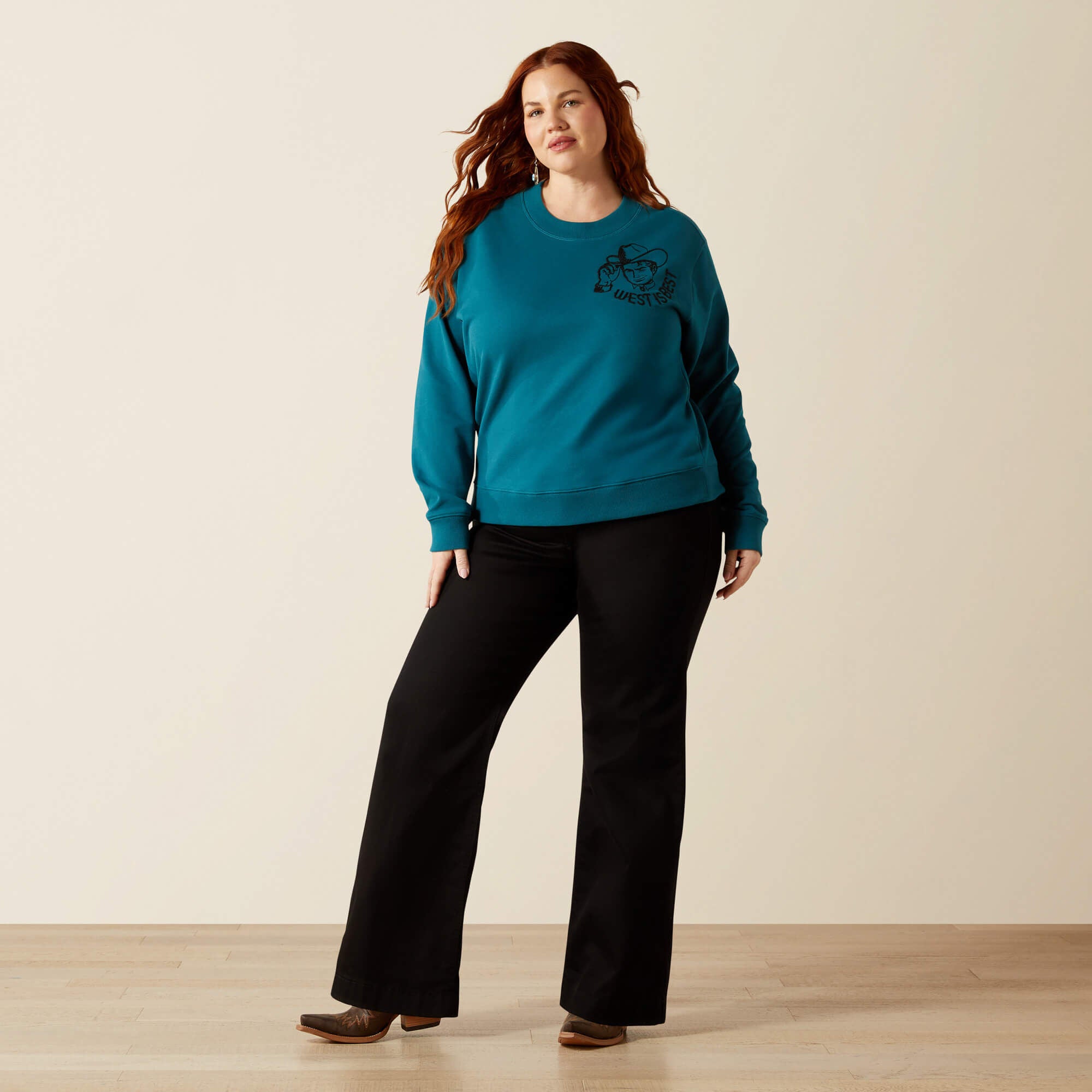 Women Essential Sendero West is Best Sweatshirt | Ariat on sale