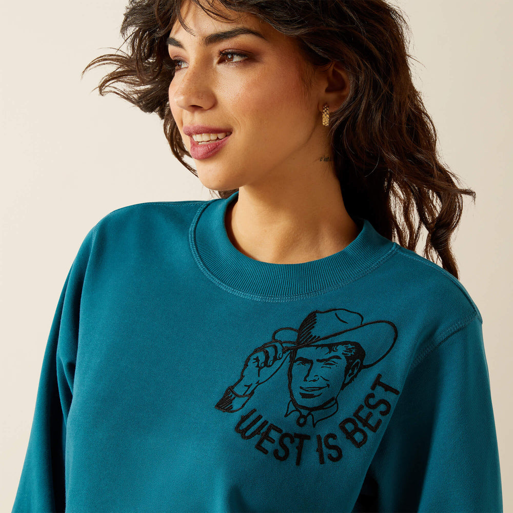 Women Essential Sendero West is Best Sweatshirt | Ariat on sale