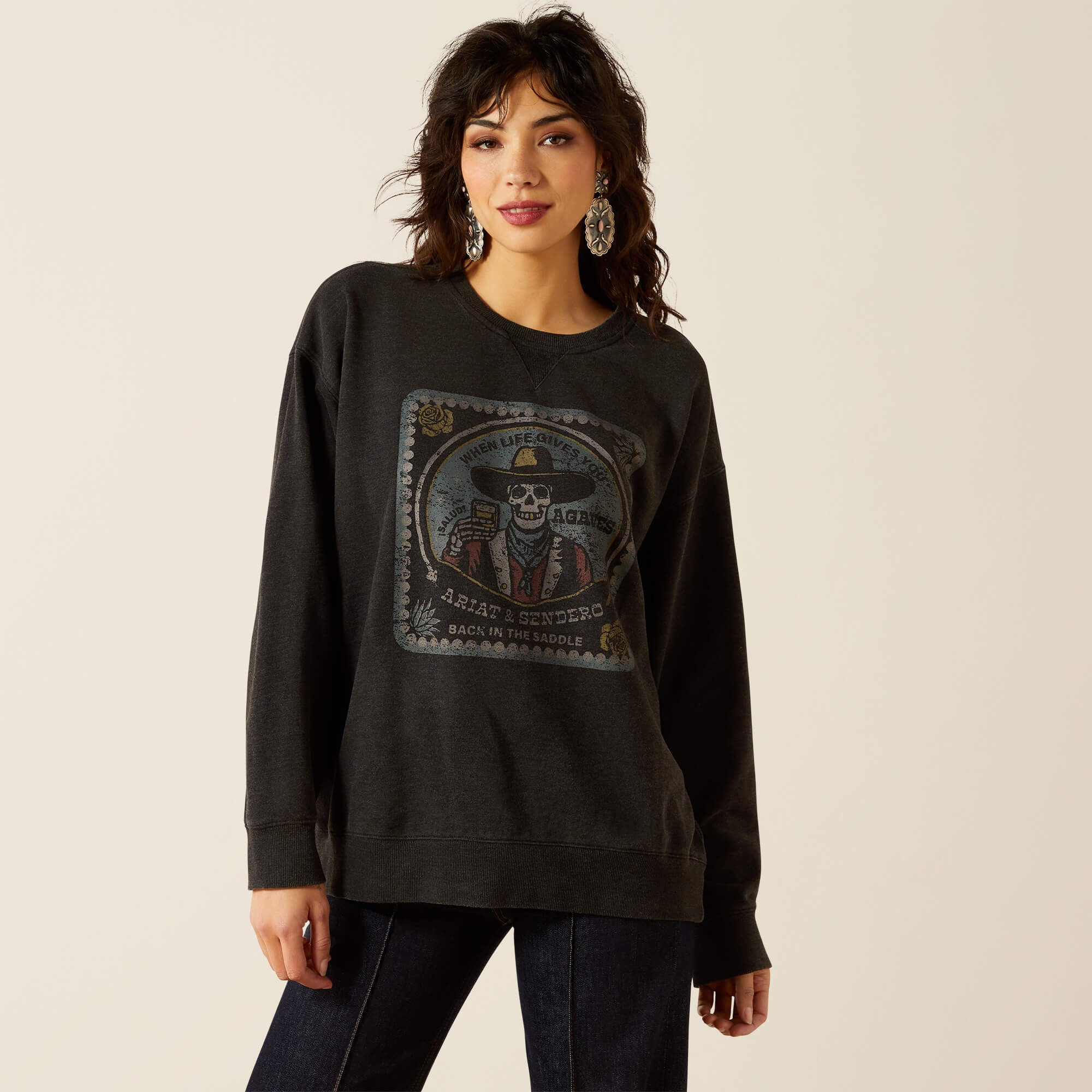 Women Oversize Sendero When Life Gives You Agaves Sweatshirt | Ariat