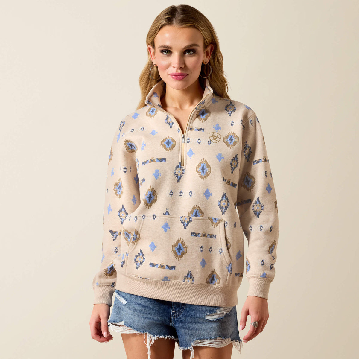 Women Sapphire 1/2 Zip Sweatshirt | Ariat on sale
