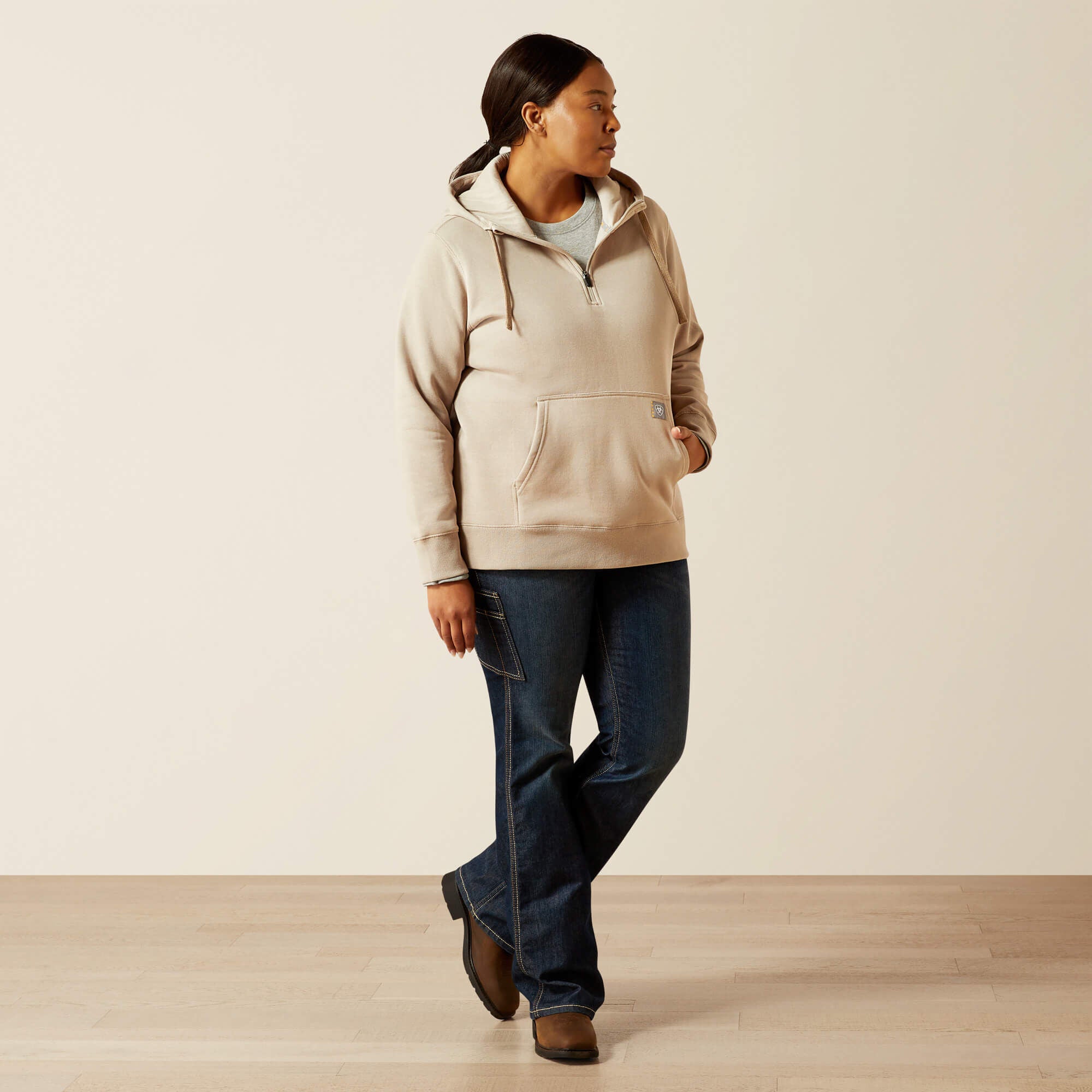 Women Rebar Skill Set 1/2 Zip Hoodie | Ariat Discount