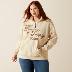 Women Denim and Supply 1/2 Zip Sweatshirt | Ariat us