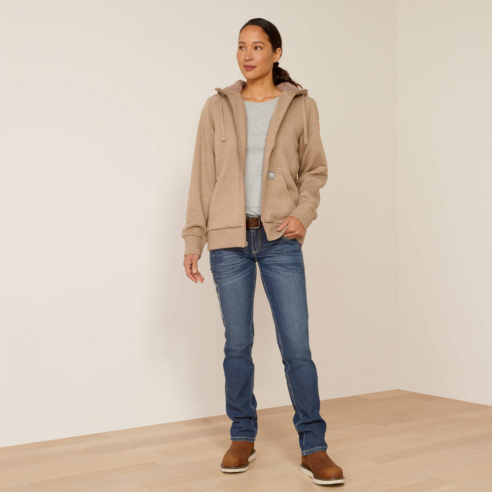 Women Rebar All-Weather Sherpa Full Zip Hoodie | Ariat for sale