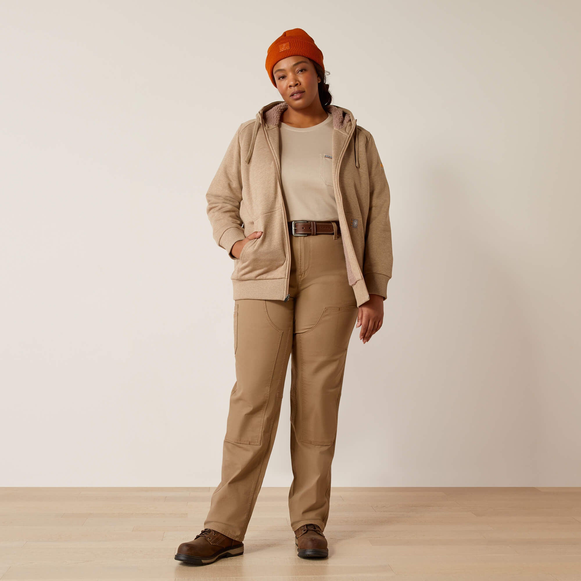 Women Rebar All-Weather Sherpa Full Zip Hoodie | Ariat for sale