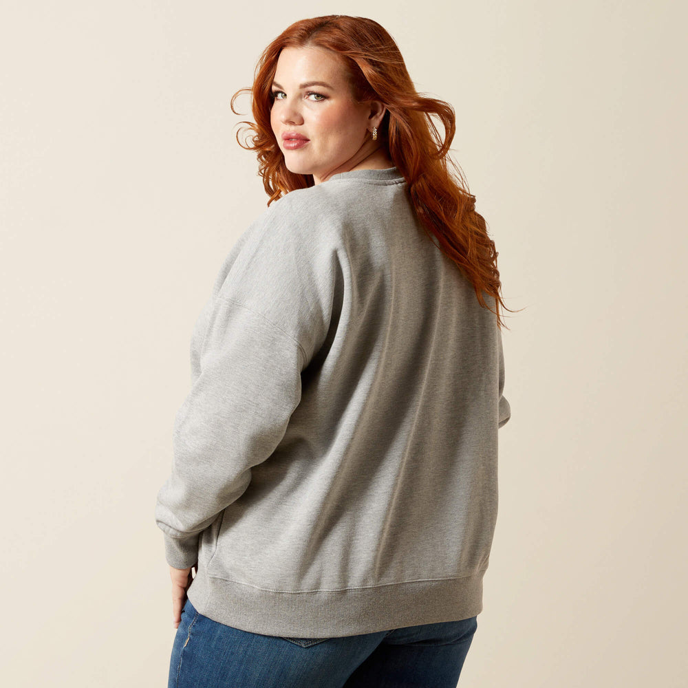 Women Scorpion Script Oversized Sweatshirt | Ariat near me