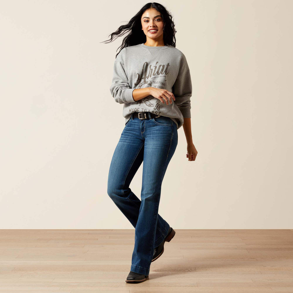 Women Scorpion Script Oversized Sweatshirt | Ariat near me