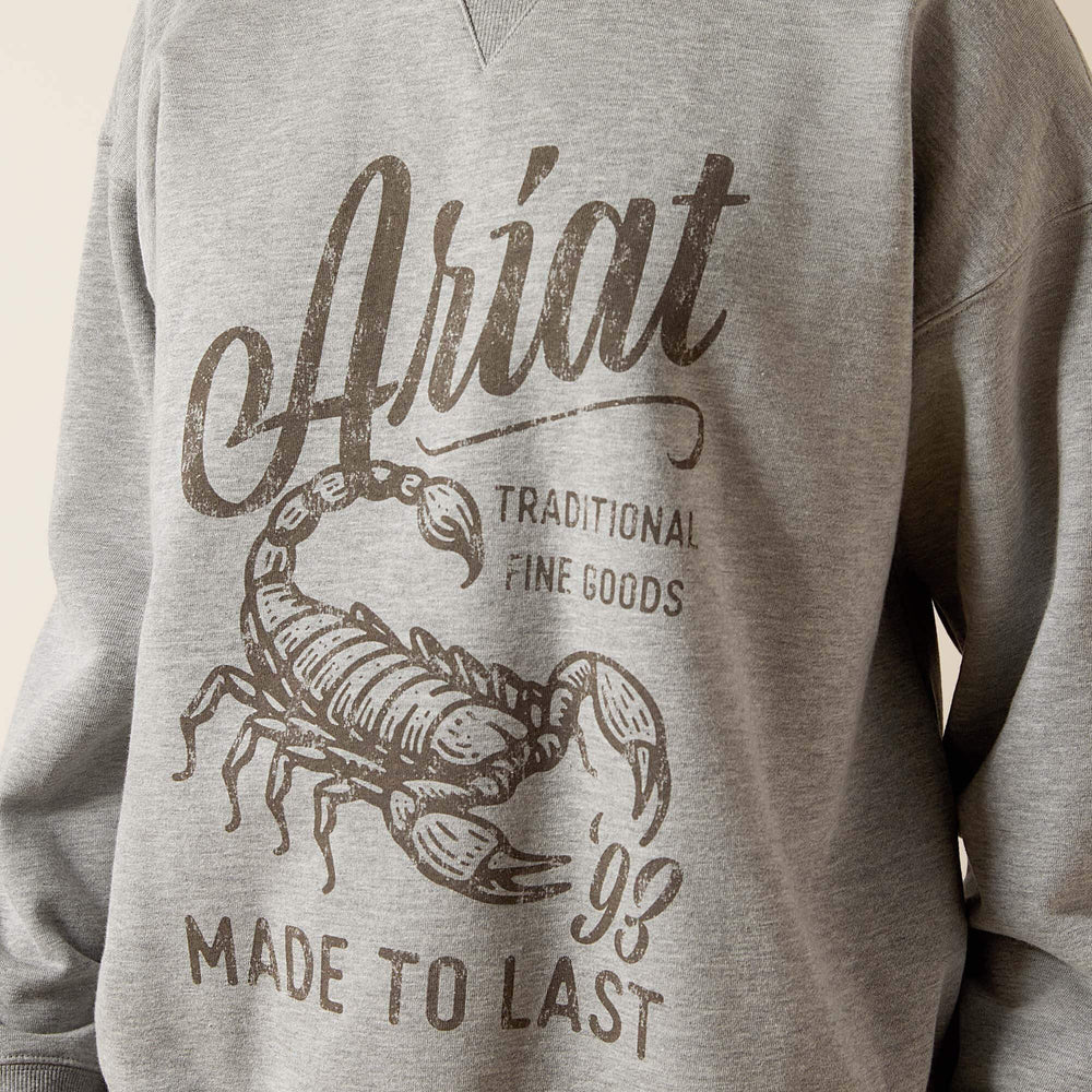 Women Scorpion Script Oversized Sweatshirt | Ariat near me