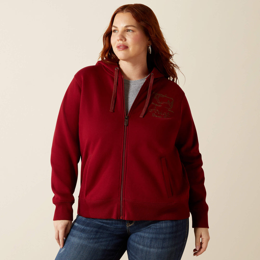 Women Stitched Full Zip Hoodie | Ariat Outlet