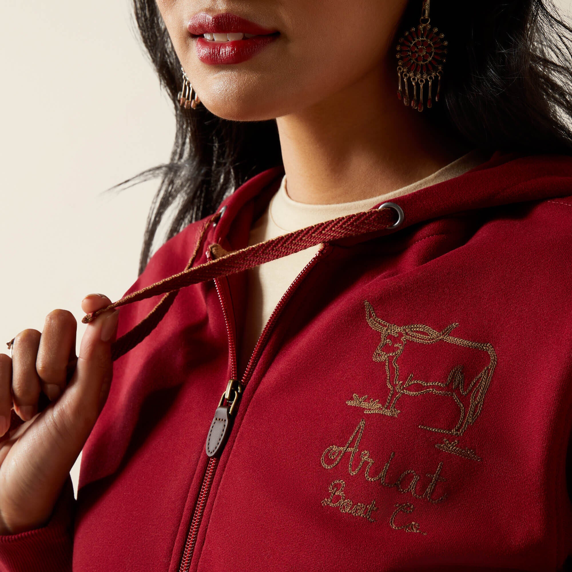 Women Stitched Full Zip Hoodie | Ariat Outlet