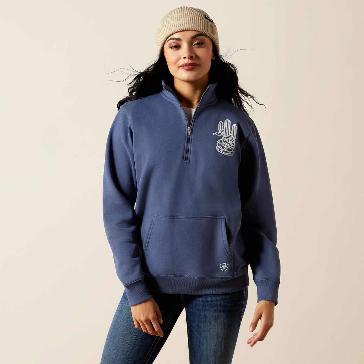 Women Quarry 1/2 Zip Sweatshirt | Ariat Discount