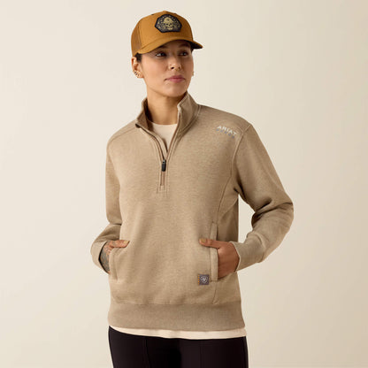 Women Rebar Lightweight Mock 1/2 Zip Sweatshirt | Ariat us
