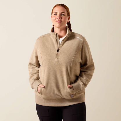 Women Rebar Lightweight Mock 1/2 Zip Sweatshirt | Ariat us