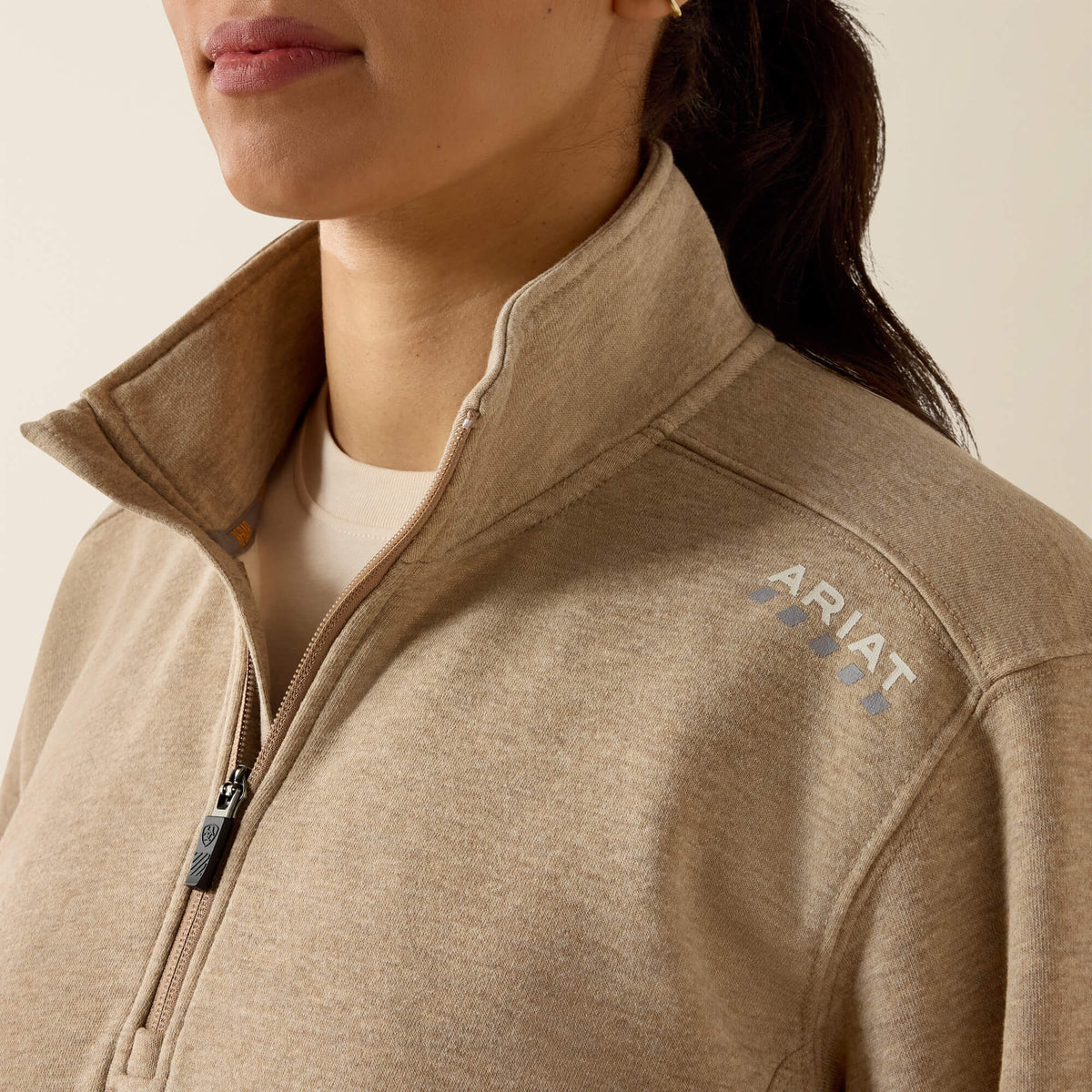 Women Rebar Lightweight Mock 1/2 Zip Sweatshirt | Ariat us