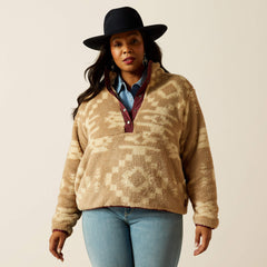 Women|Trends Berber Snap Front Sweatshirt | Ariat on sale