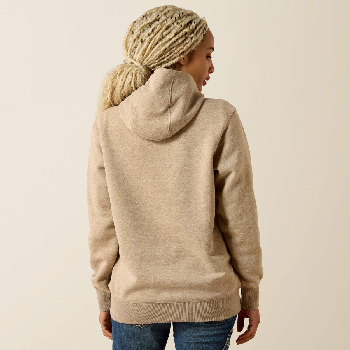 Women Rebar Lightweight Logo 1/2 Zip Hoodie | Ariat near me