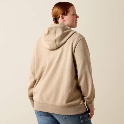 Women Rebar Lightweight Logo 1/2 Zip Hoodie | Ariat near me