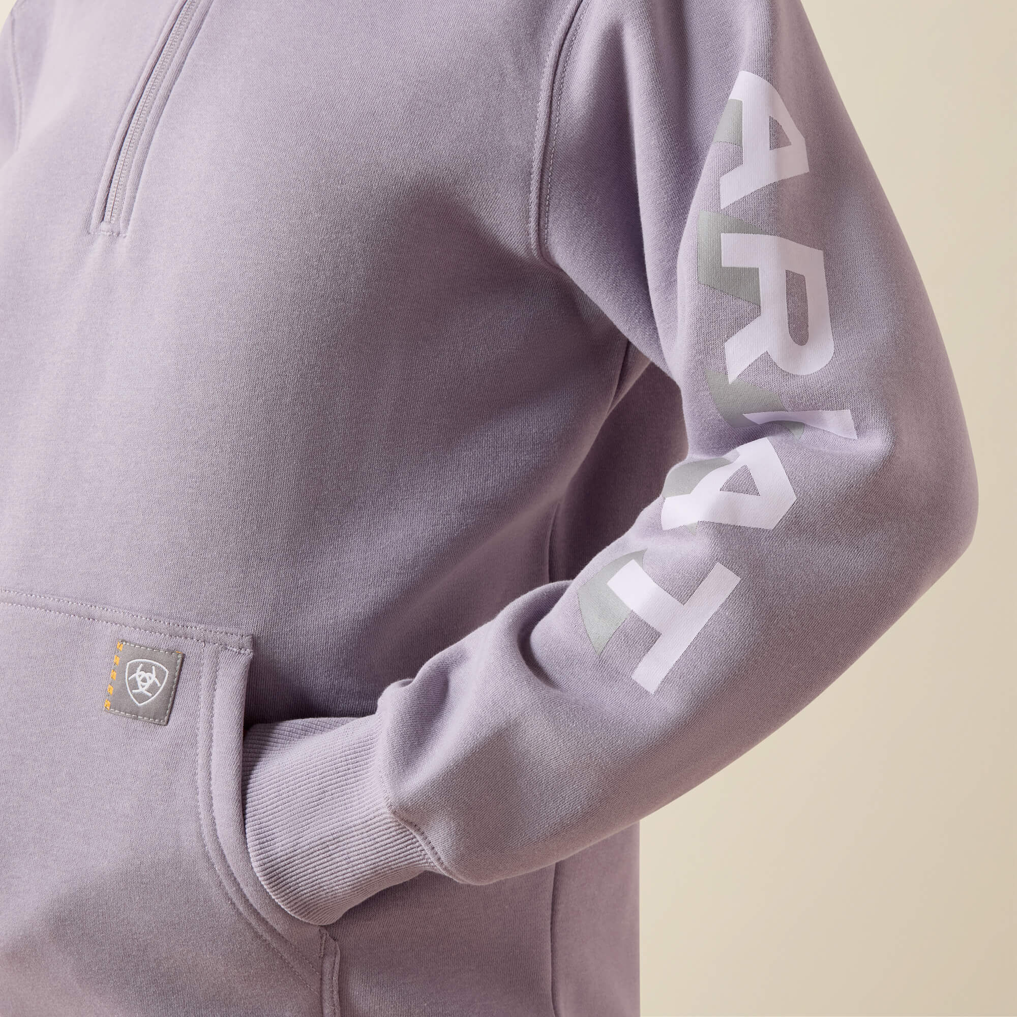 Women Rebar Lightweight Logo 1/2 Zip Hoodie | Ariat near me