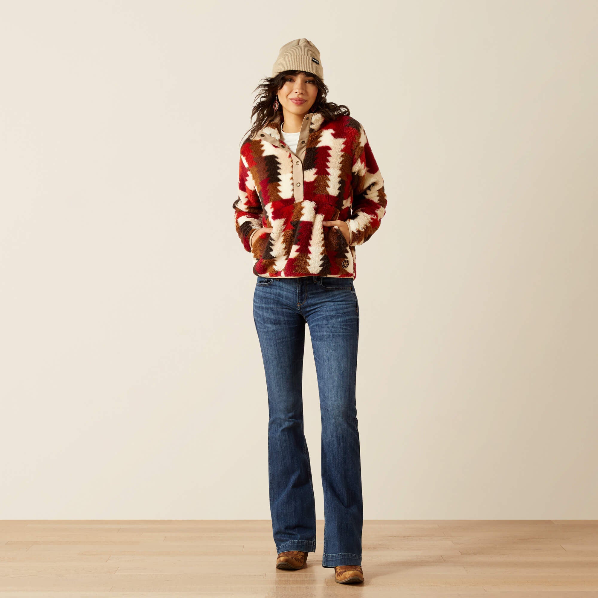 Women Berber Snap Front Sweatshirt | Ariat Discount