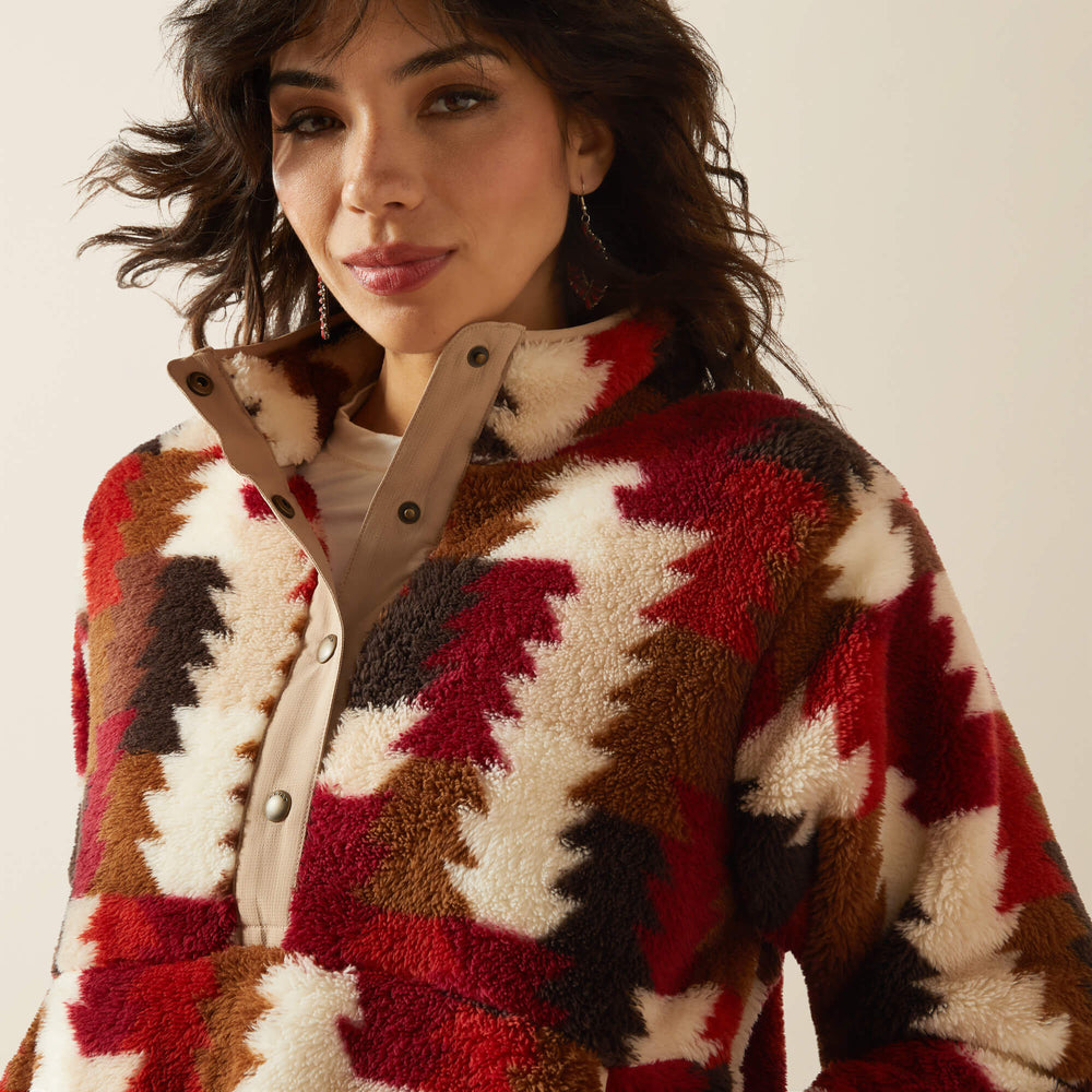 Women Berber Snap Front Sweatshirt | Ariat Discount