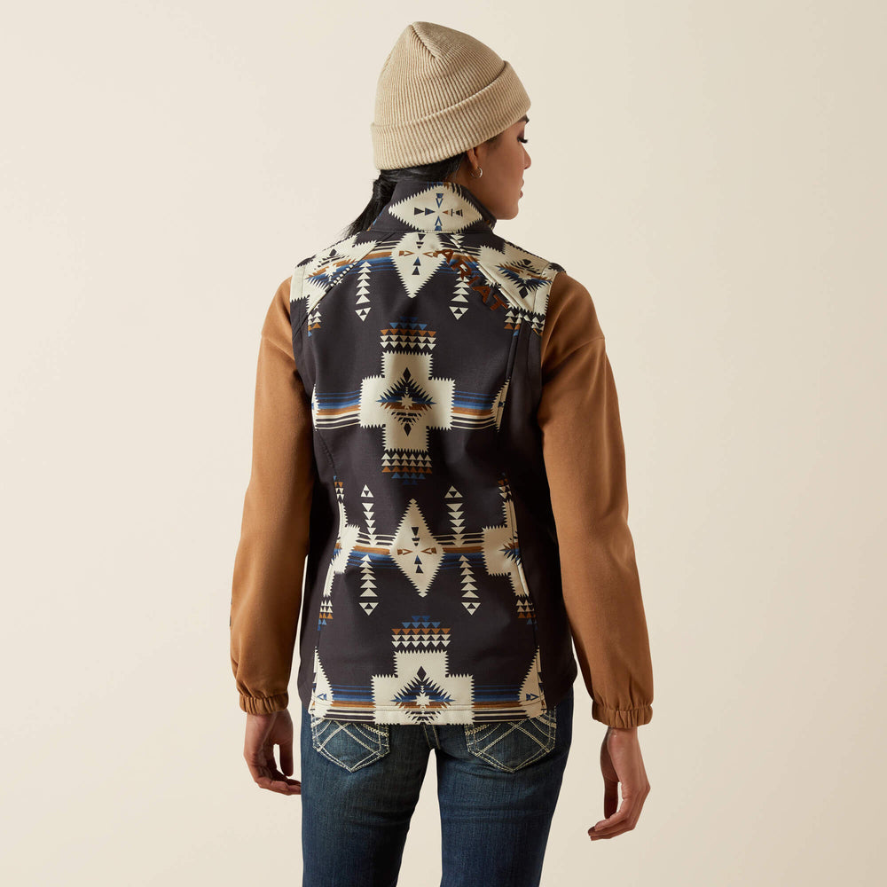 Women Ariat Logo Softshell Print Vest | Ariat us
