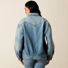Women|Trends Cheyenne Denim Bomber Jacket | Ariat us