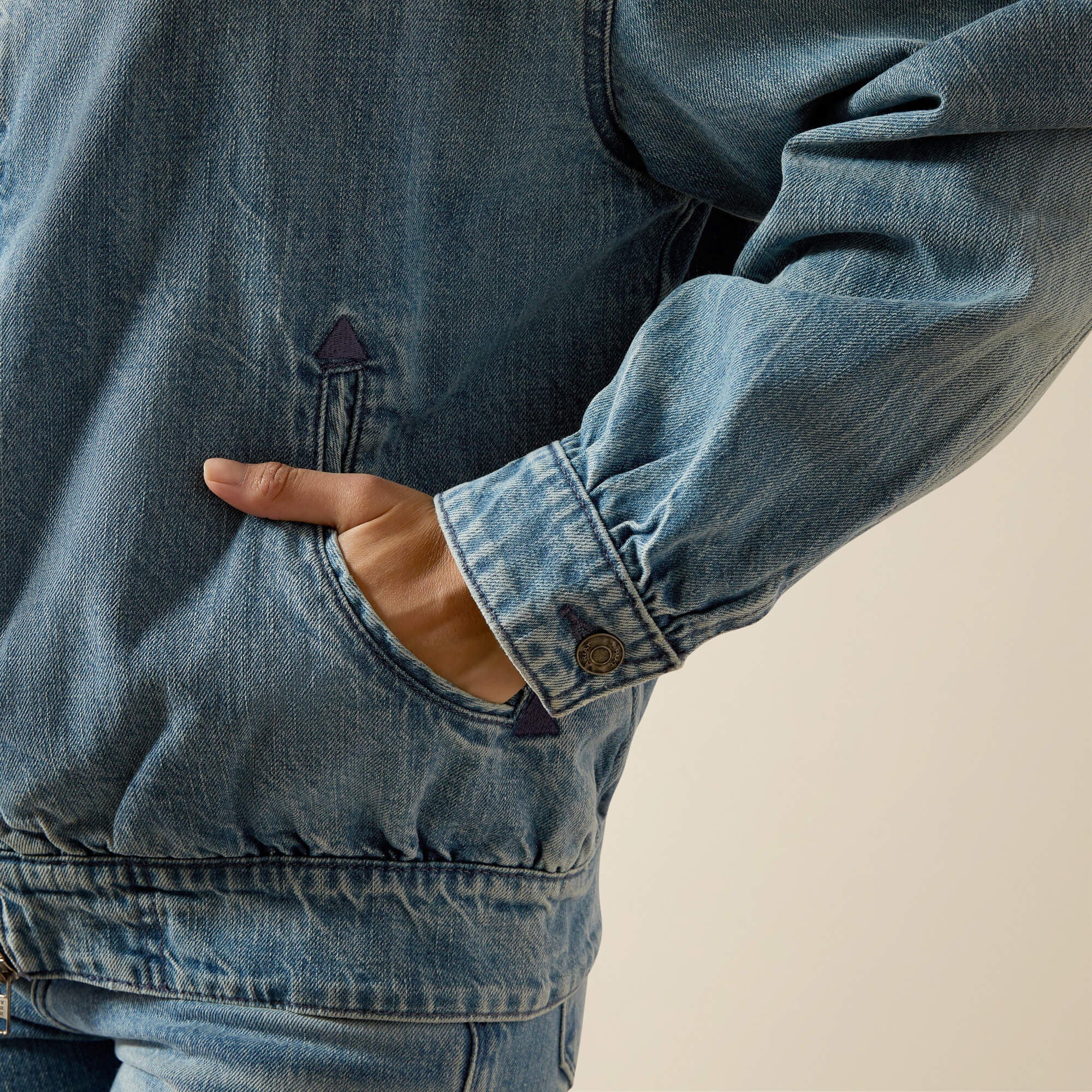 Women|Trends Cheyenne Denim Bomber Jacket | Ariat us