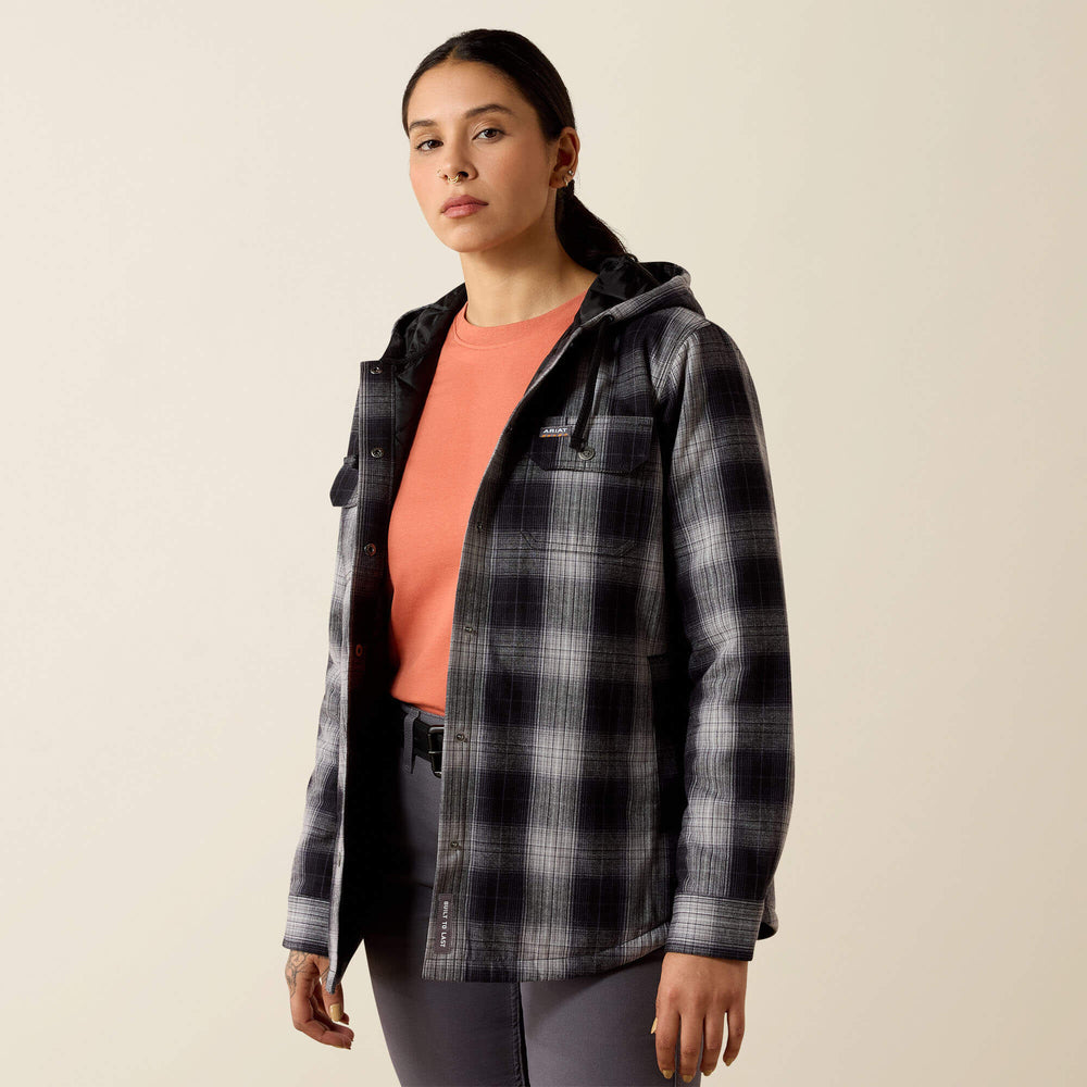 Women Rebar Flannel Insulated Shirt Jacket | Ariat Online