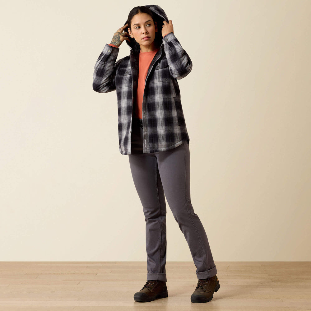Women Rebar Flannel Insulated Shirt Jacket | Ariat Online