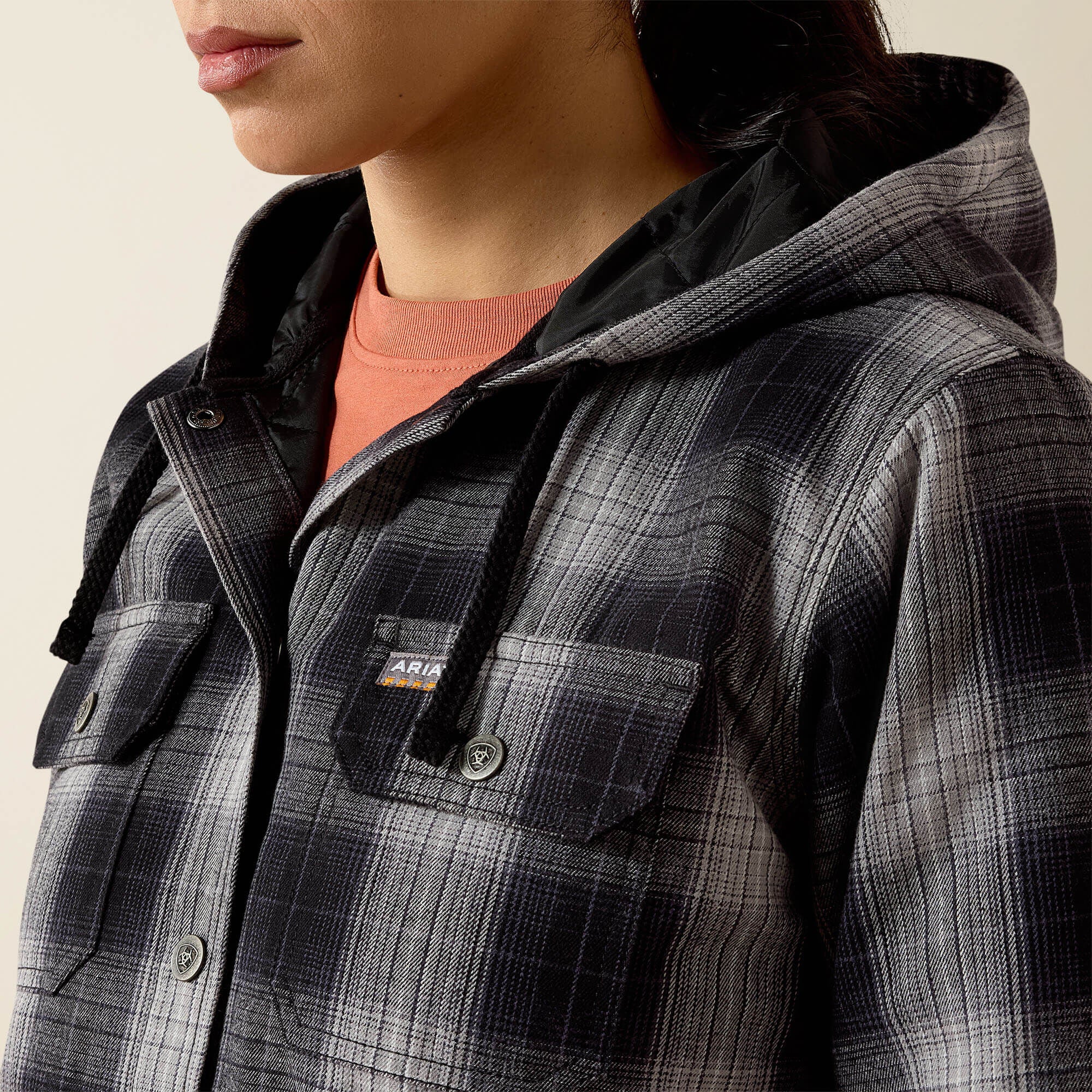 Women Rebar Flannel Insulated Shirt Jacket | Ariat Online