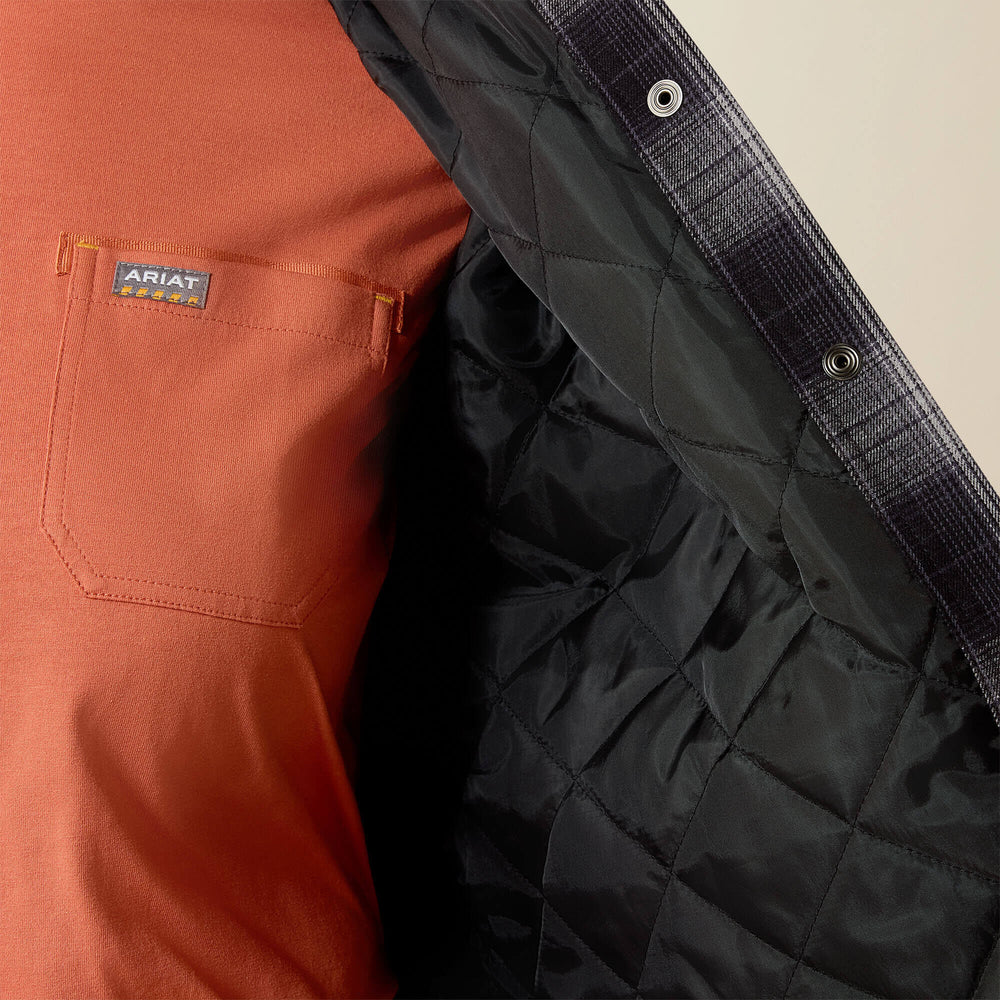 Women Rebar Flannel Insulated Shirt Jacket | Ariat Online