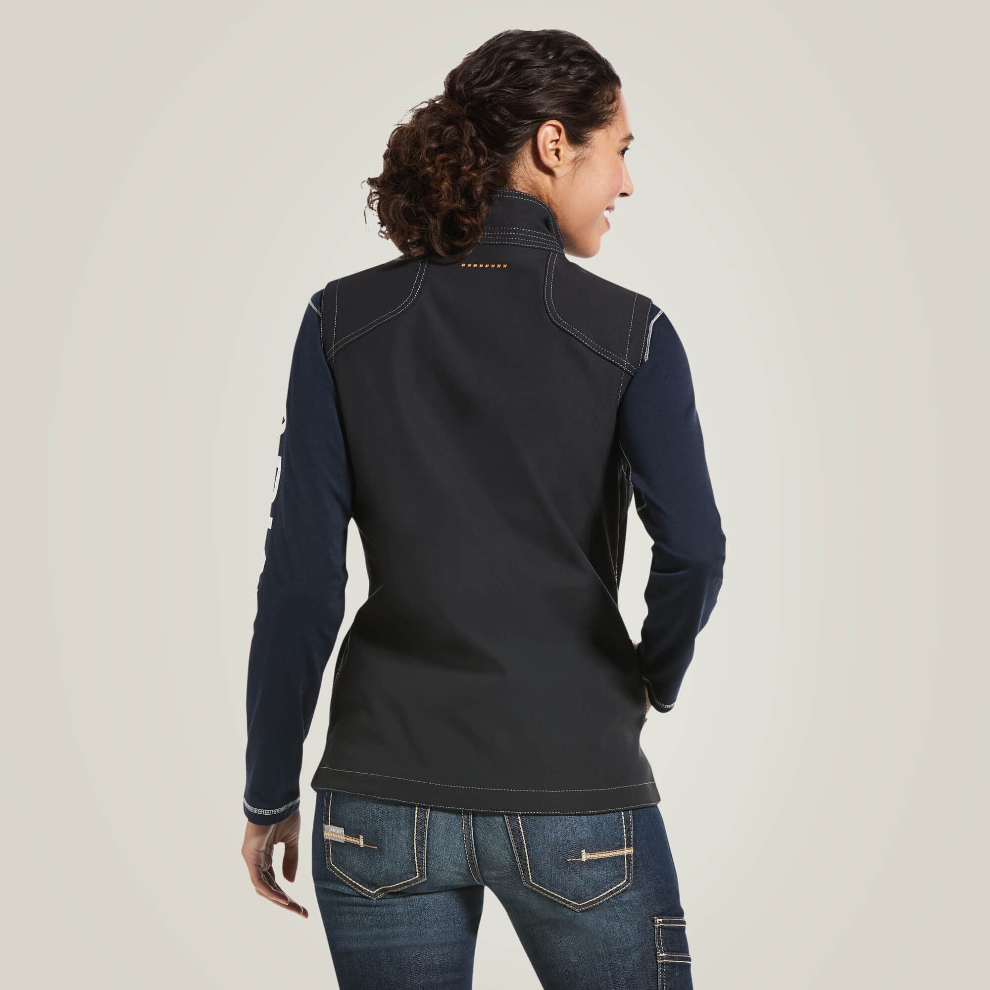 Women Rebar Stretch Canvas Softshell Vest | Ariat for sale
