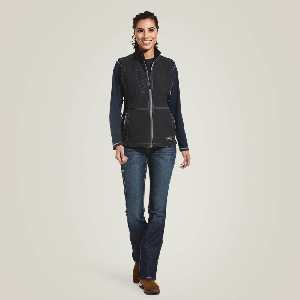Women Rebar Stretch Canvas Softshell Vest | Ariat for sale