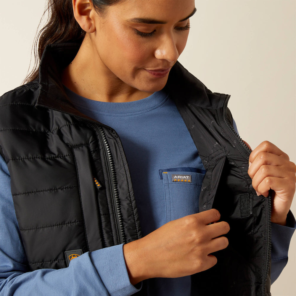 Women Rebar Cordura Ripstop Lightweight Insulated Vest | Ariat