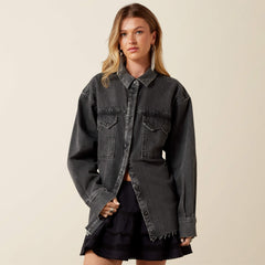 Women|Trends Lux Oversized Denim Jacket | Ariat us