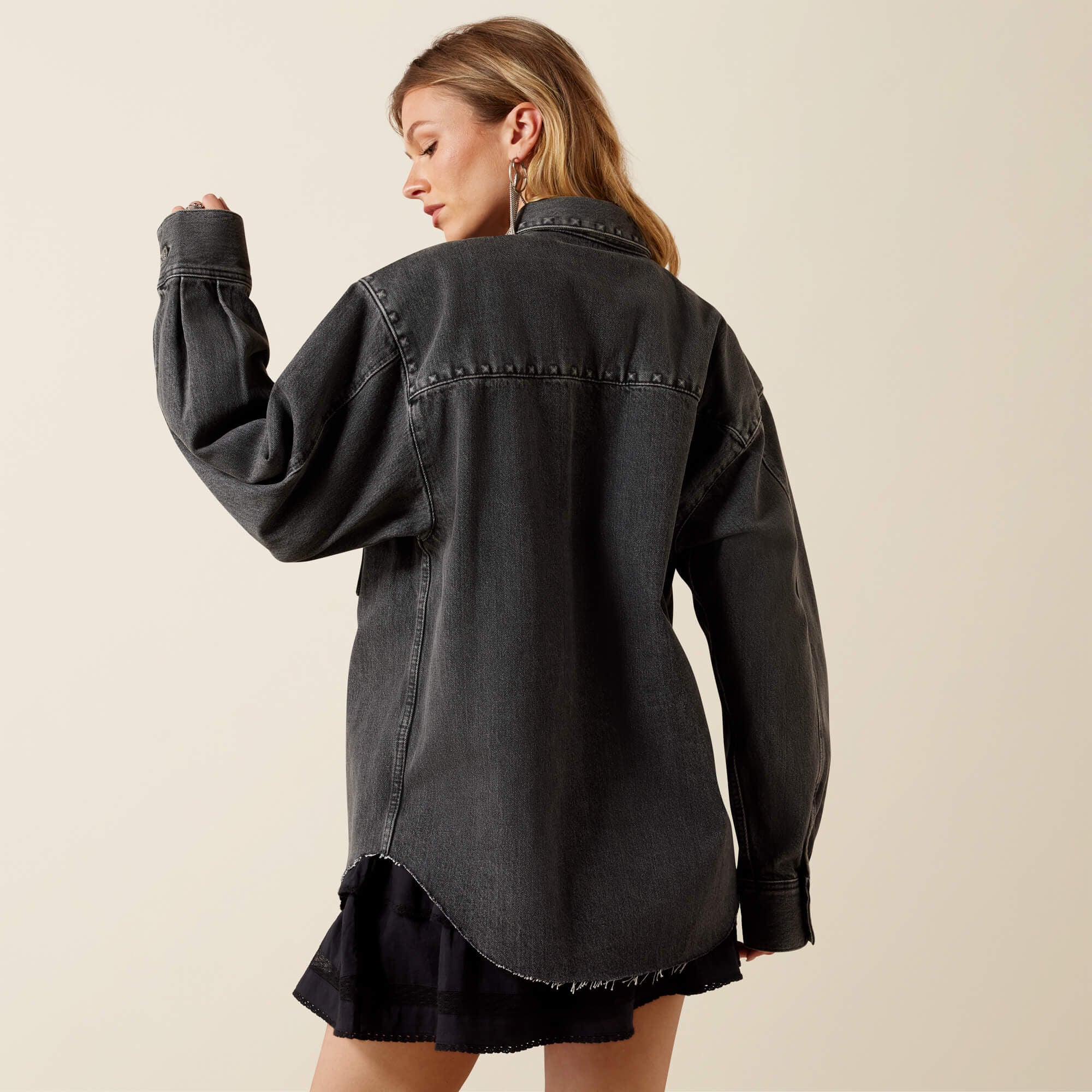 Women|Trends Lux Oversized Denim Jacket | Ariat us