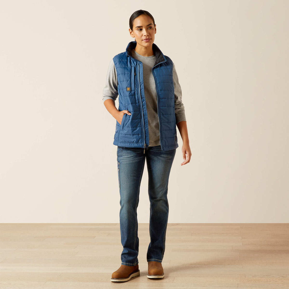 Women Rebar Cordura Ripstop Lightweight Insulated Vest | Ariat Online