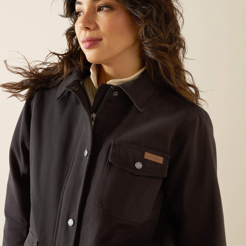 Women Western Canvas Chore Jacket | Ariat for sale