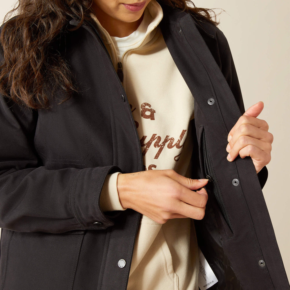 Women Western Canvas Chore Jacket | Ariat for sale