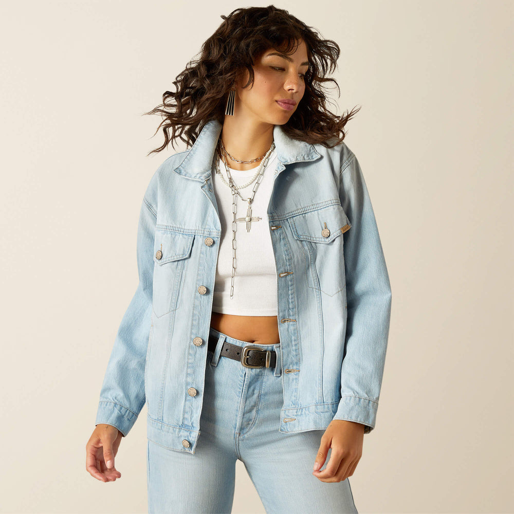 Women|Trends Oversized Trucker Jacket | Ariat near me