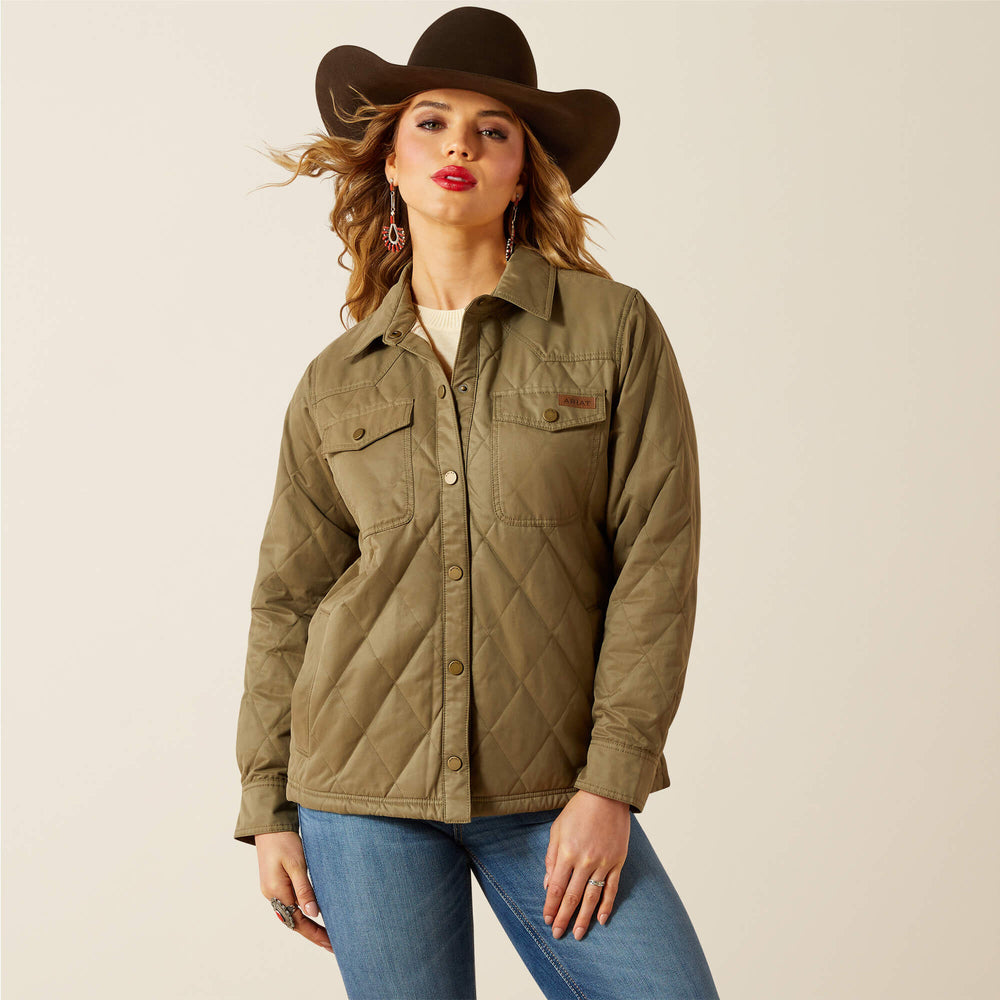 Women Grizzly Quilted Barn Jacket | Ariat us