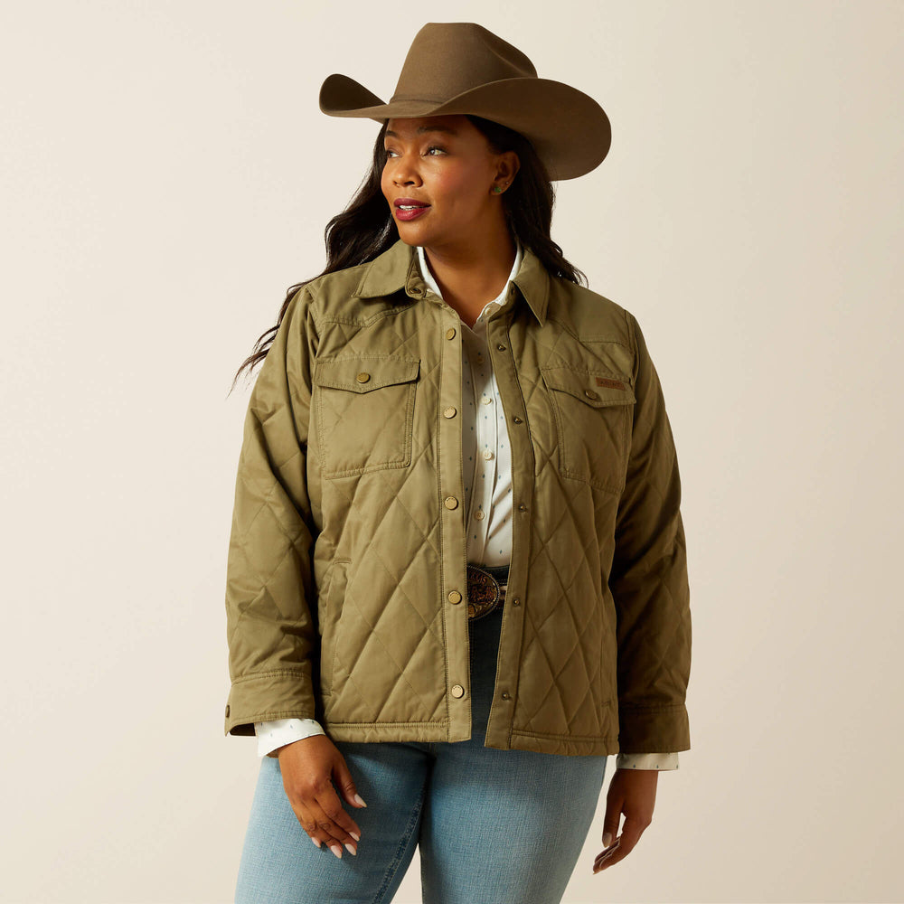 Women Grizzly Quilted Barn Jacket | Ariat us