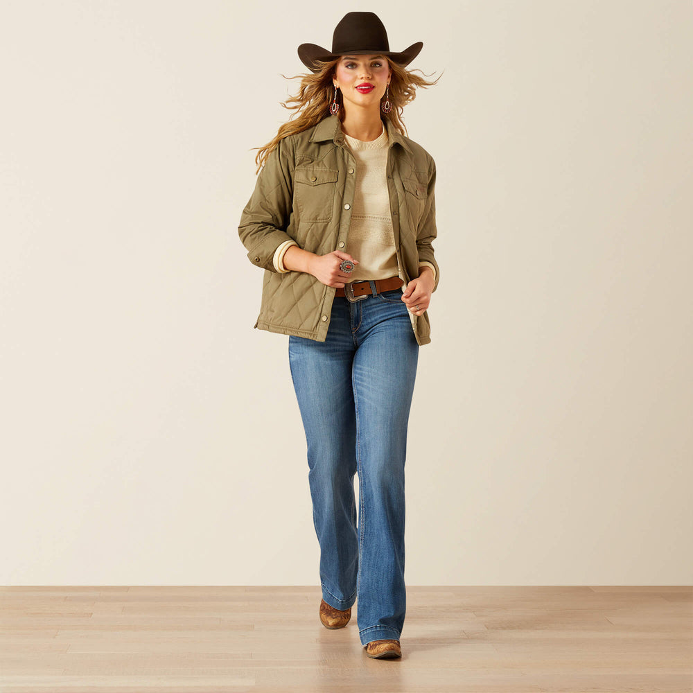 Women Grizzly Quilted Barn Jacket | Ariat us