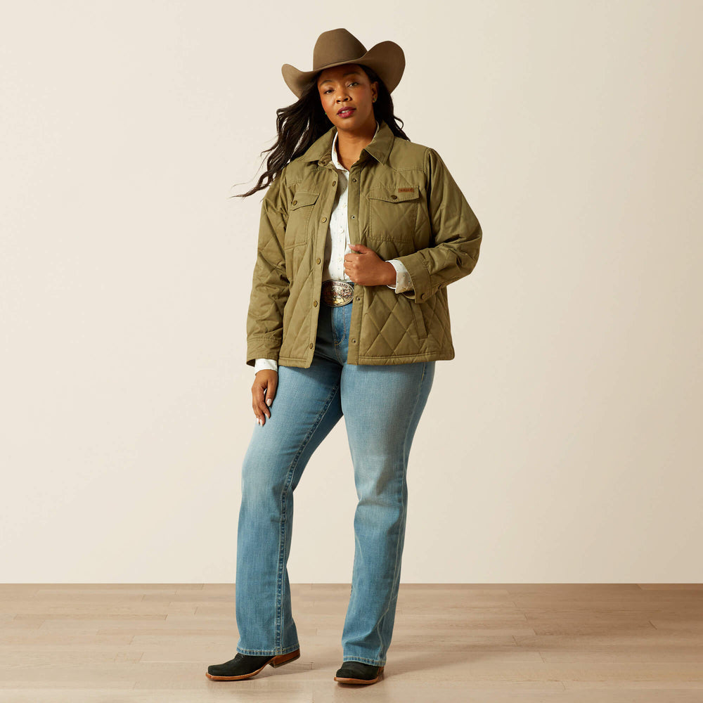 Women Grizzly Quilted Barn Jacket | Ariat us